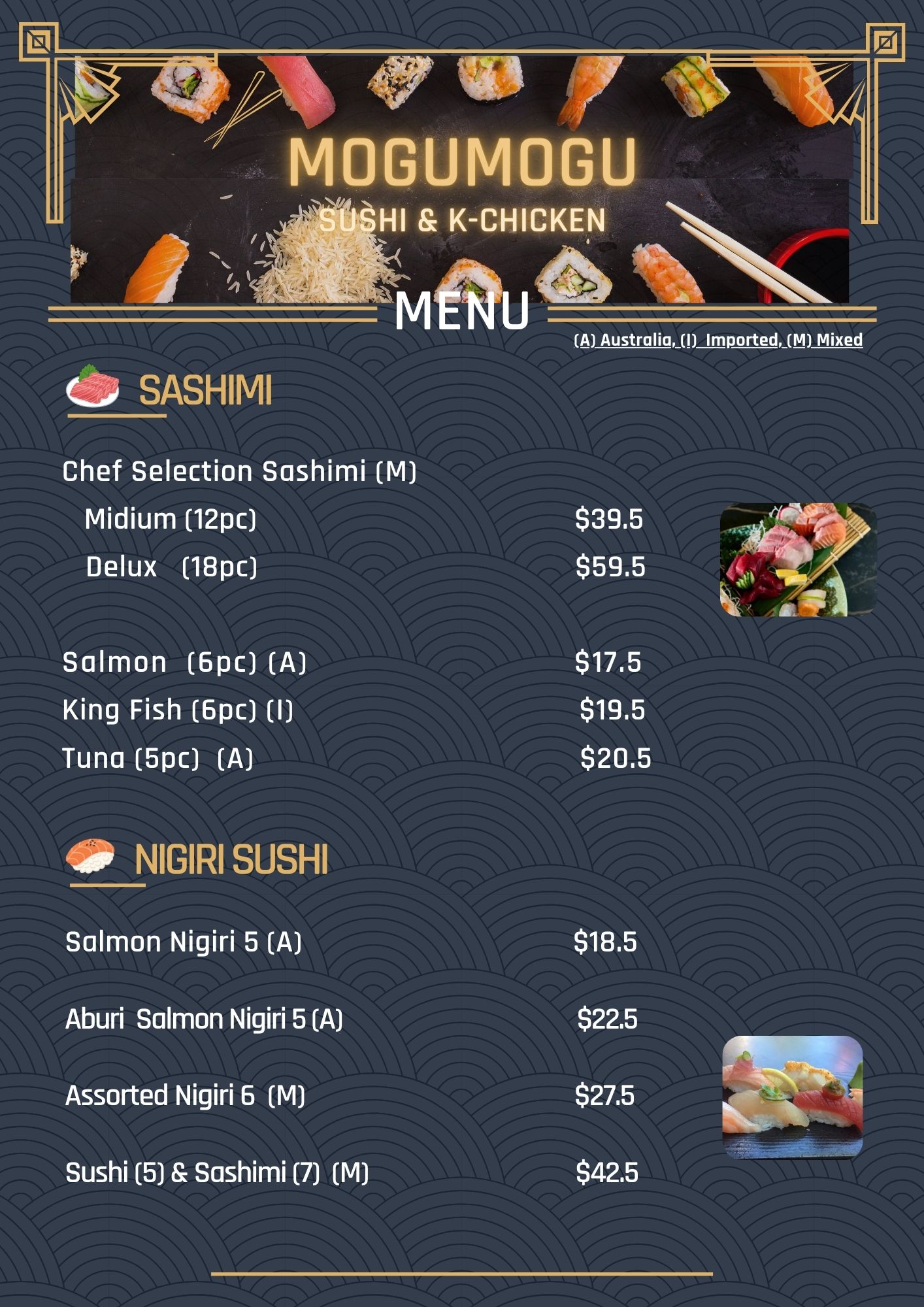 Menu Page 3