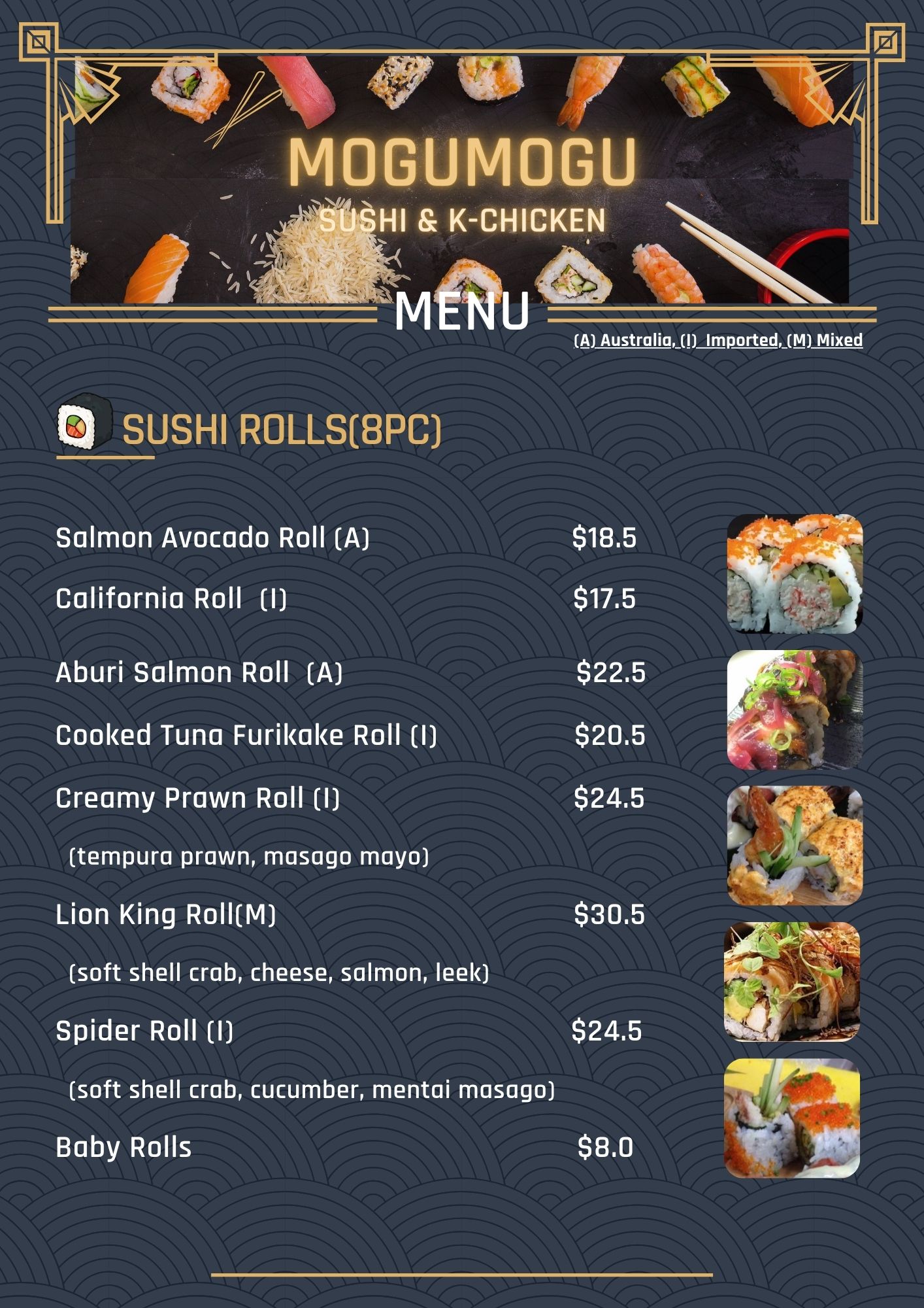 Menu Page 4