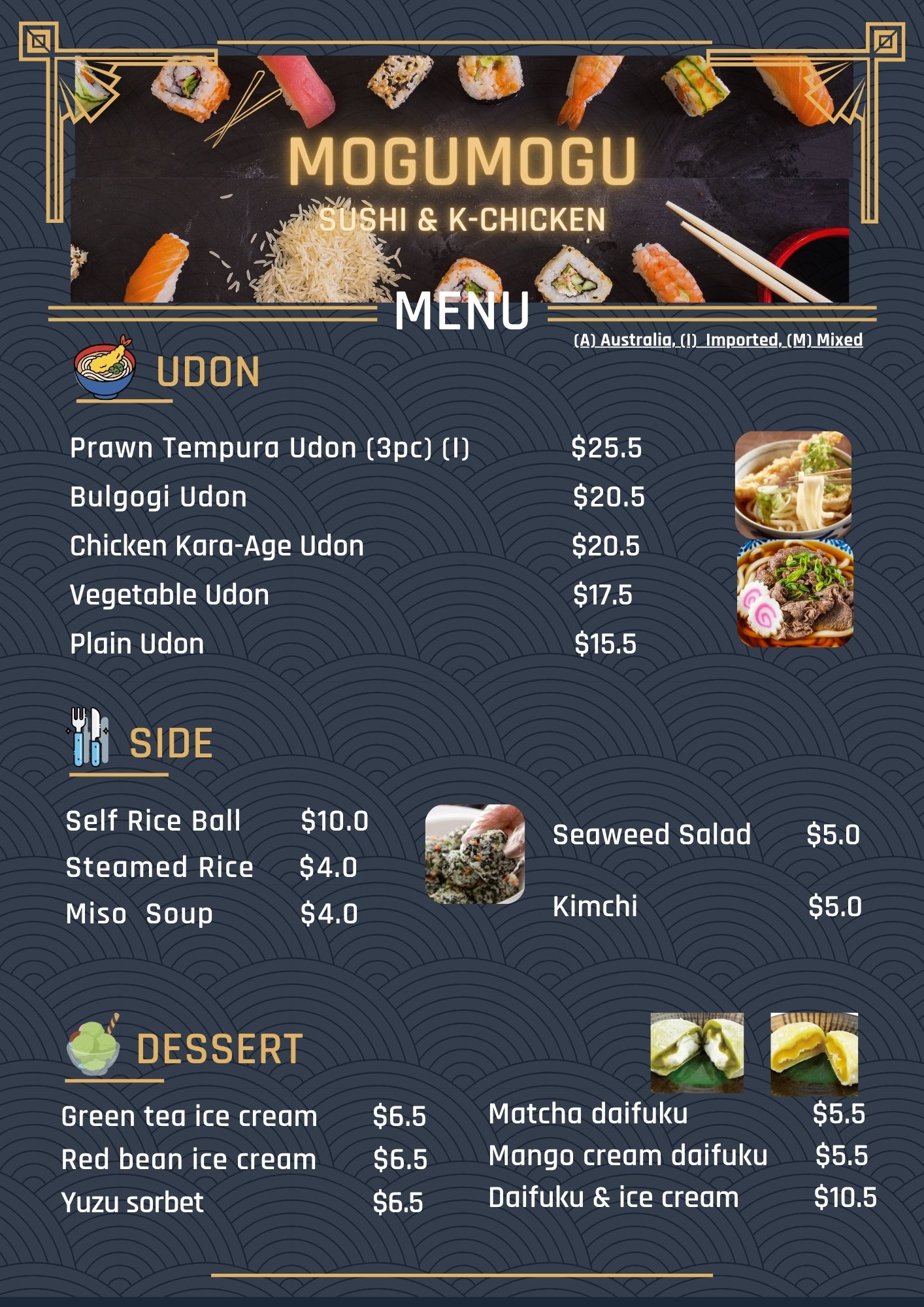 Menu Page 6